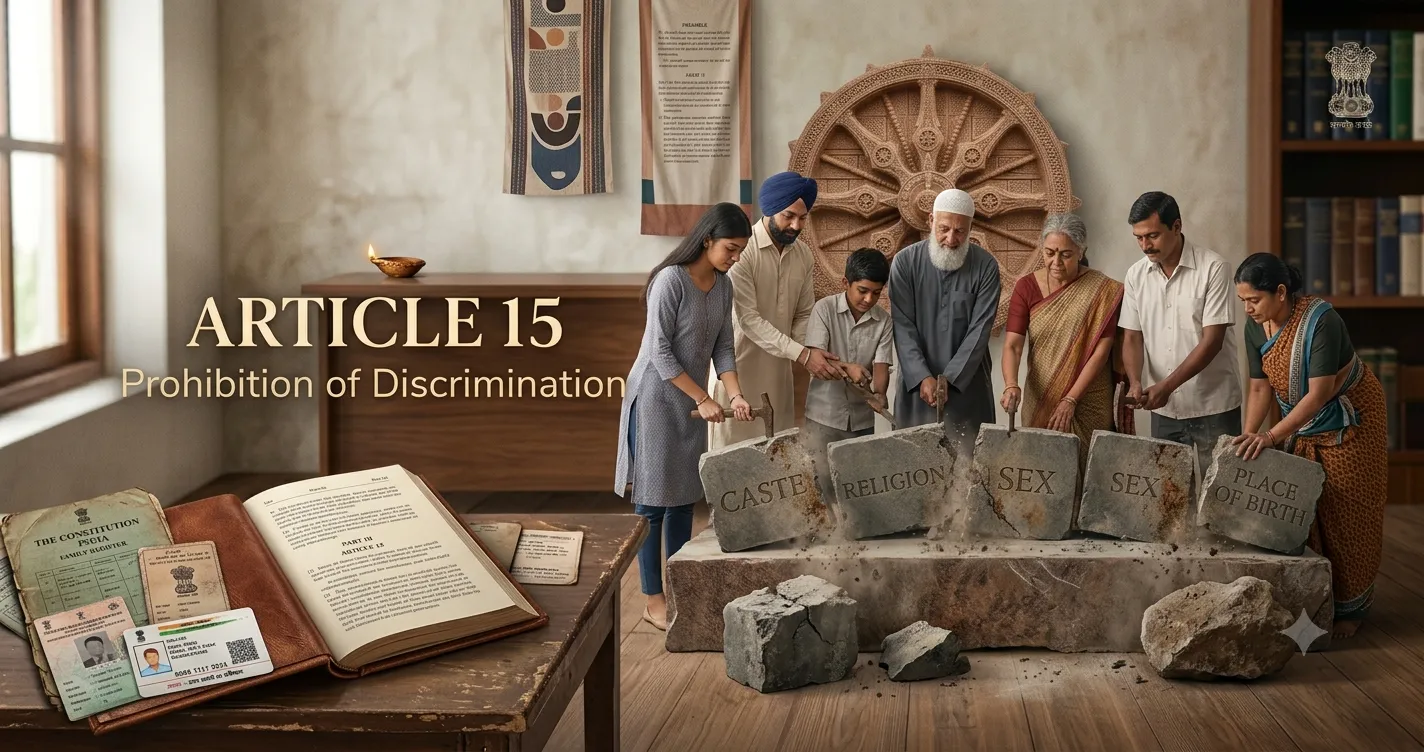 Article 15 - Prohibition of Discrimination on Grounds of Religion, Race, Caste, Sex or Place of Birth