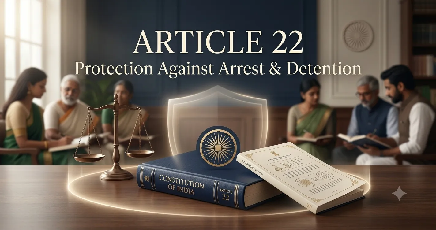 Article 22 - Protection against Arrest and Detention in Certain Cases
