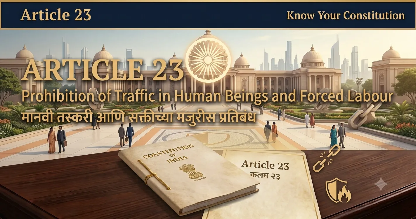 Article 23 - Prohibition of Traffic in Human Beings and Forced Labour